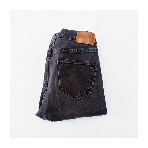 Madewell Black Distressed Skinny Denim Jeans SZ26 - Picture 1 of 7